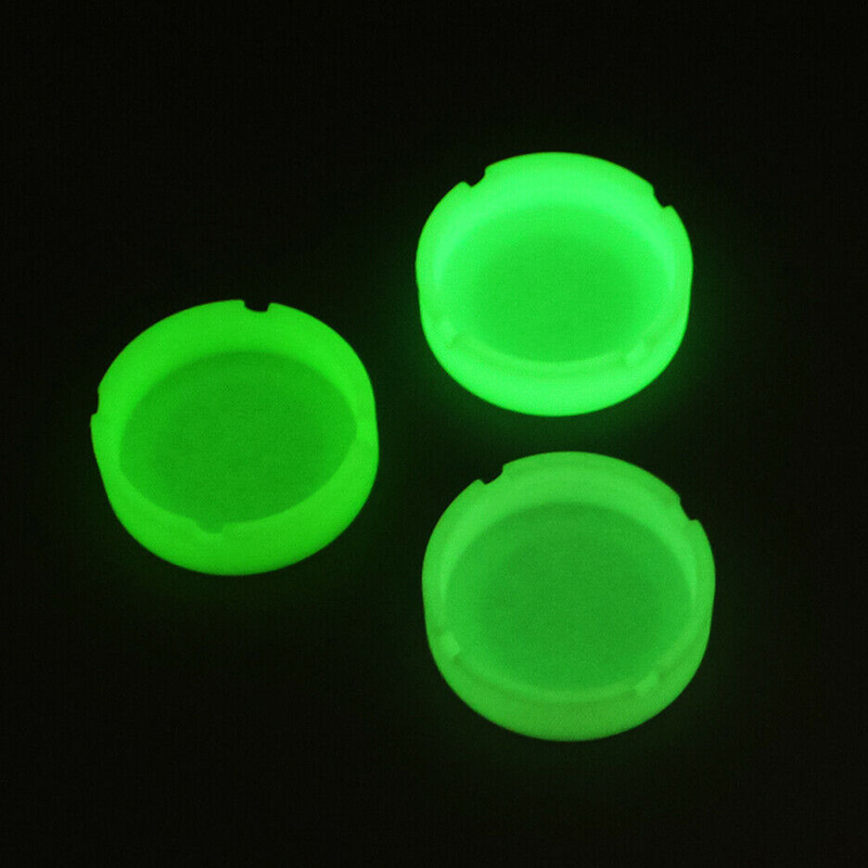 Weed Vaping Accessories - Posacenere Rotondo Creativo Luminoso in Silicone