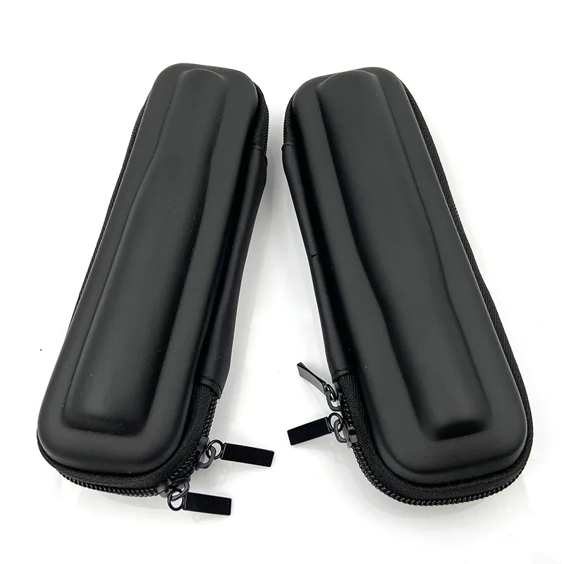 Vape Accessory - Custodia Zipp in pelle nera Mini